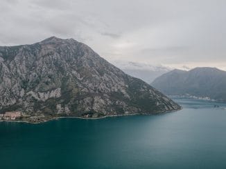 breathtaking scenery of mountainous terrain and calm river