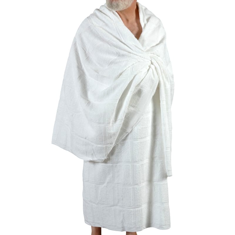 Ihram shoulders covered